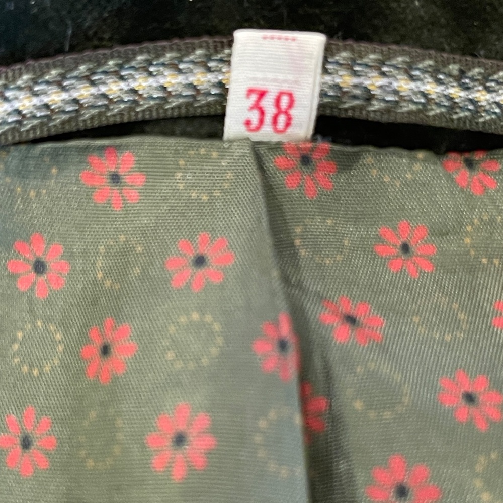 Vintage Erzherzog Johann Loden Green Wool Embroidered Blazer Size 38 (Small) - Picture 4 of 16